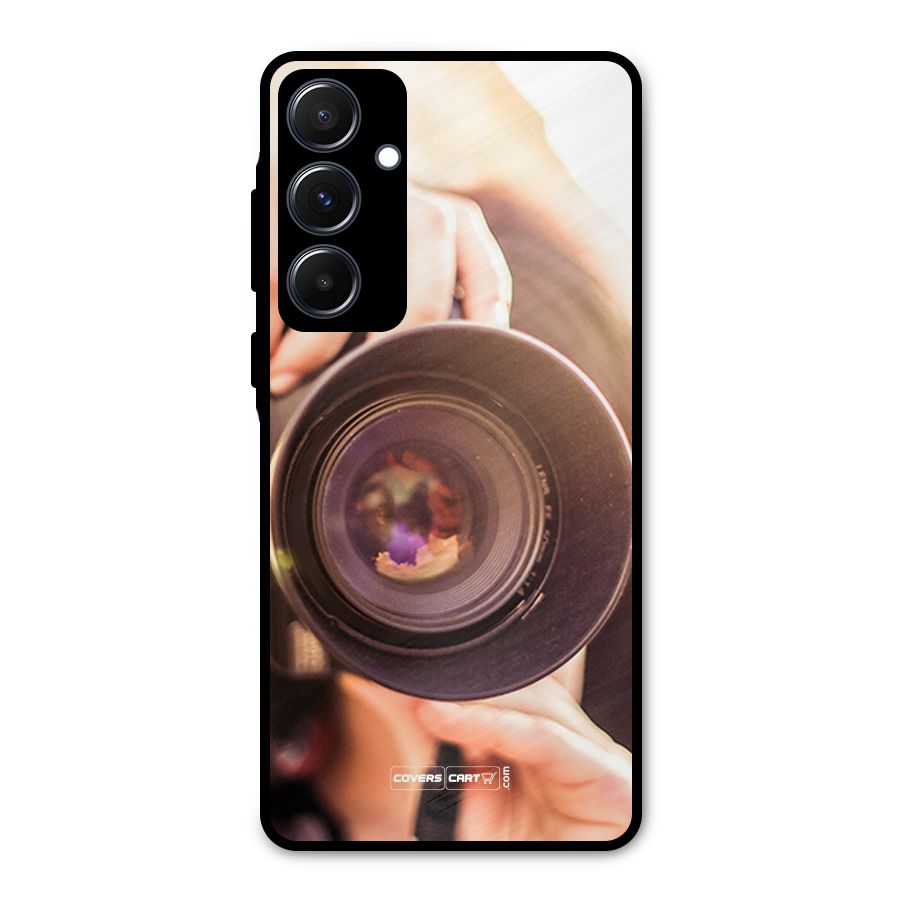 Camera Lovers Metal Back Case for Galaxy A55