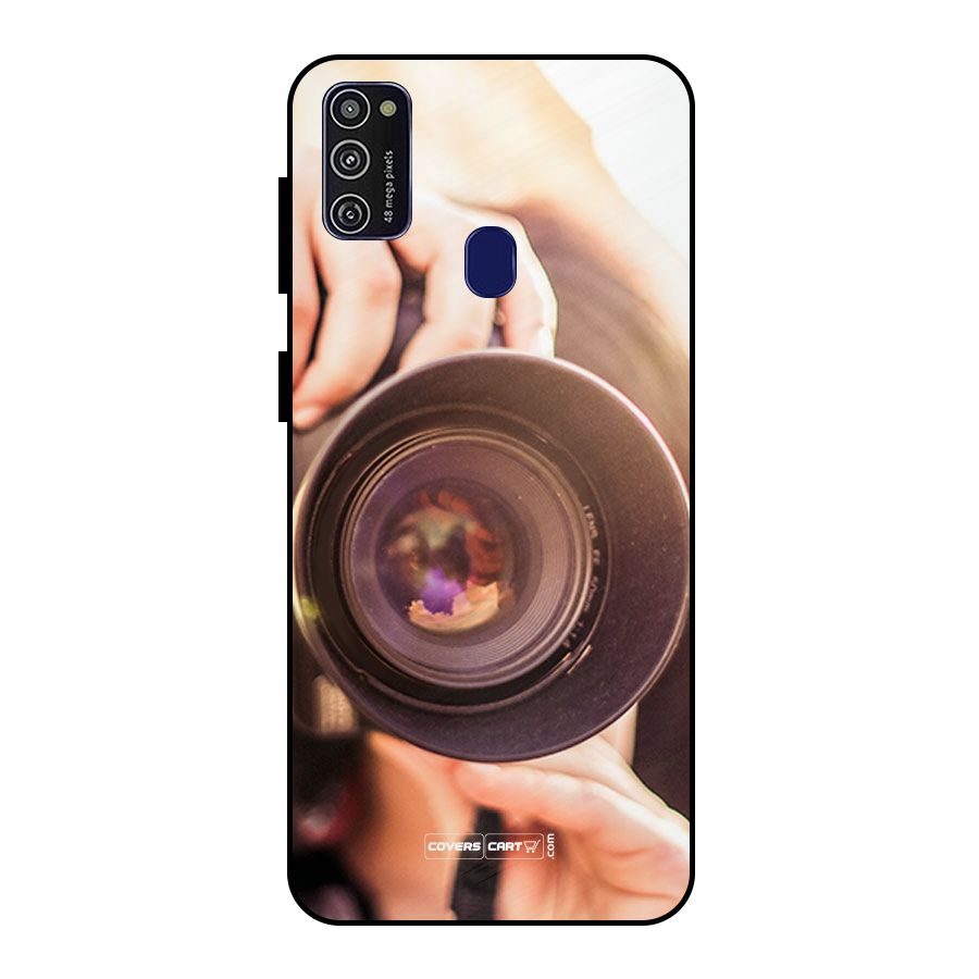 Camera Lovers Metal Back Case for Galaxy M21