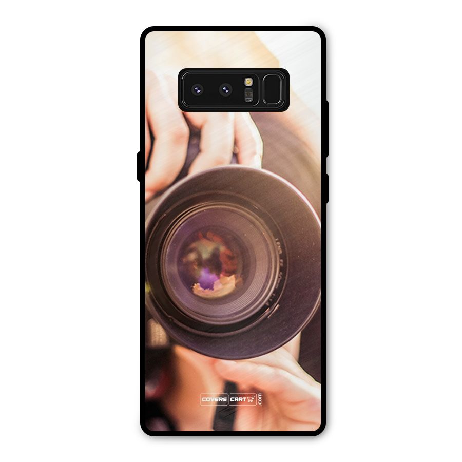 Camera Lovers Metal Back Case for Galaxy Note 8