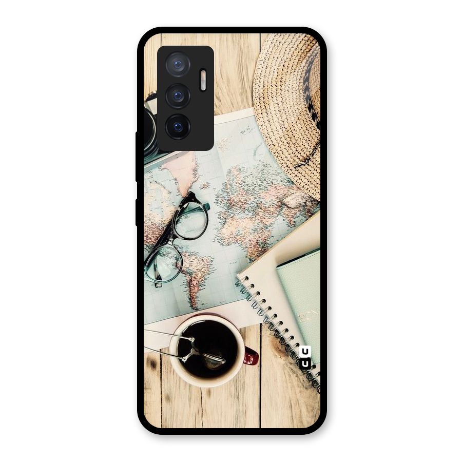 Camera Notebook Glass Back Case for Vivo V23e
