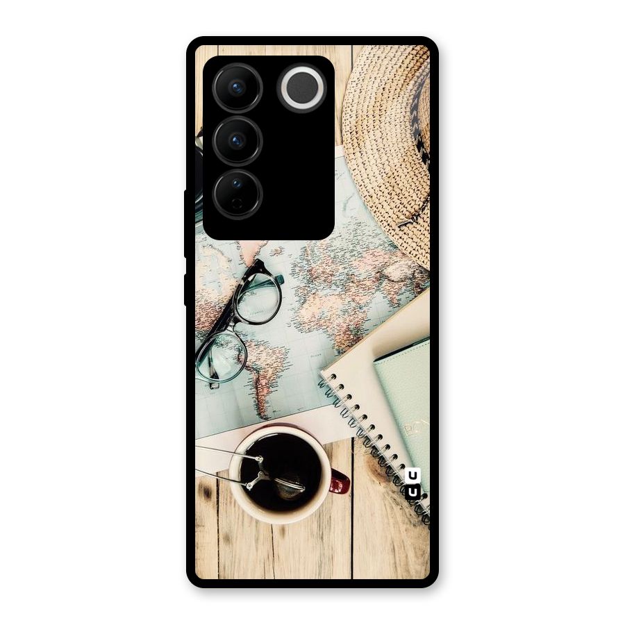 Camera Notebook Glass Back Case for Vivo V27