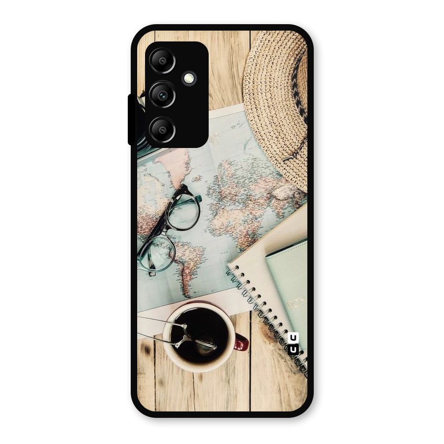 Camera Notebook Metal Back Case for Galaxy A14 5G