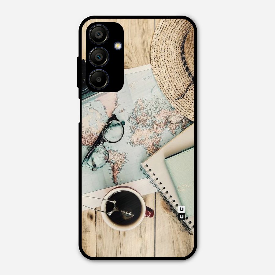 Camera Notebook Metal Back Case for Galaxy A15 5G