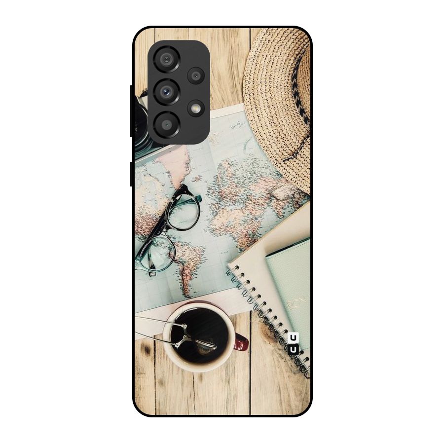 Camera Notebook Metal Back Case for Galaxy A33 5G