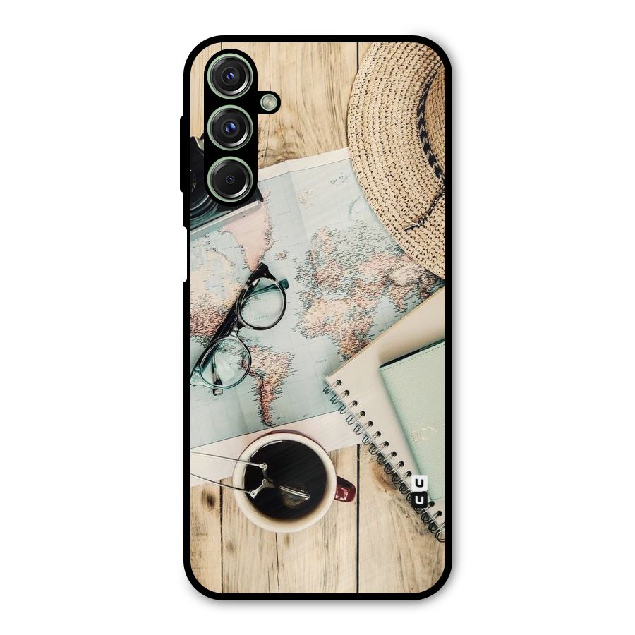 Camera Notebook Metal Back Case for Galaxy F34