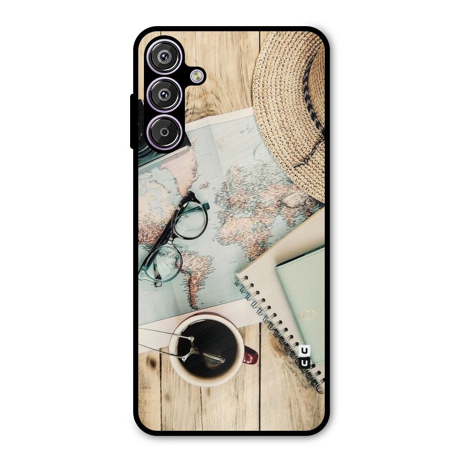Camera Notebook Metal Back Case for Galaxy M15