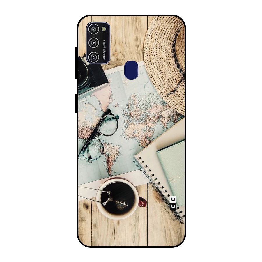 Camera Notebook Metal Back Case for Galaxy M30s