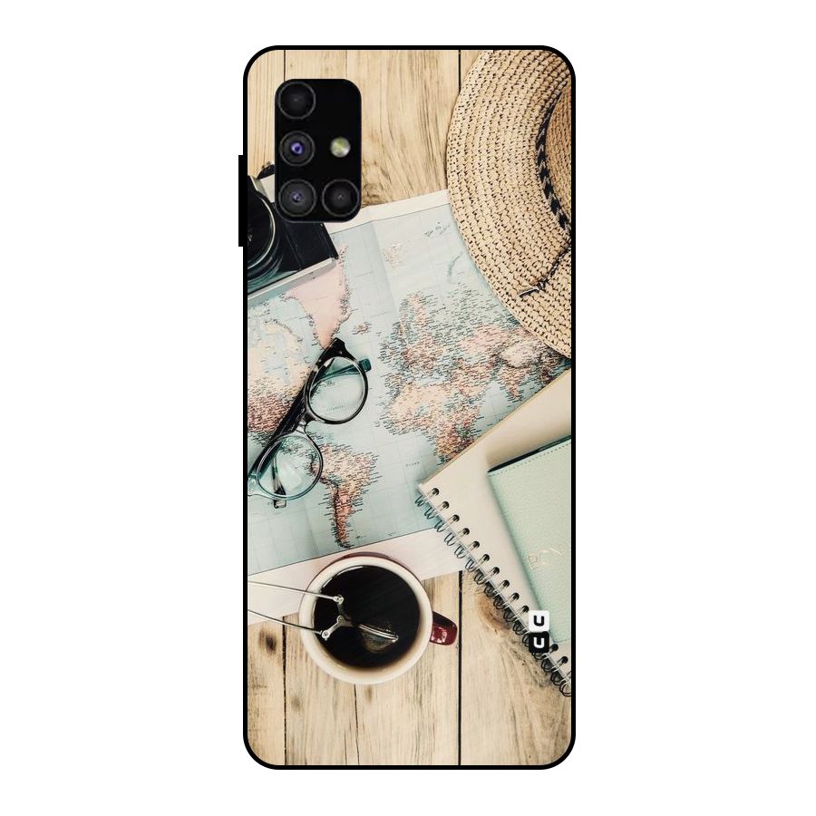 Camera Notebook Metal Back Case for Galaxy M51