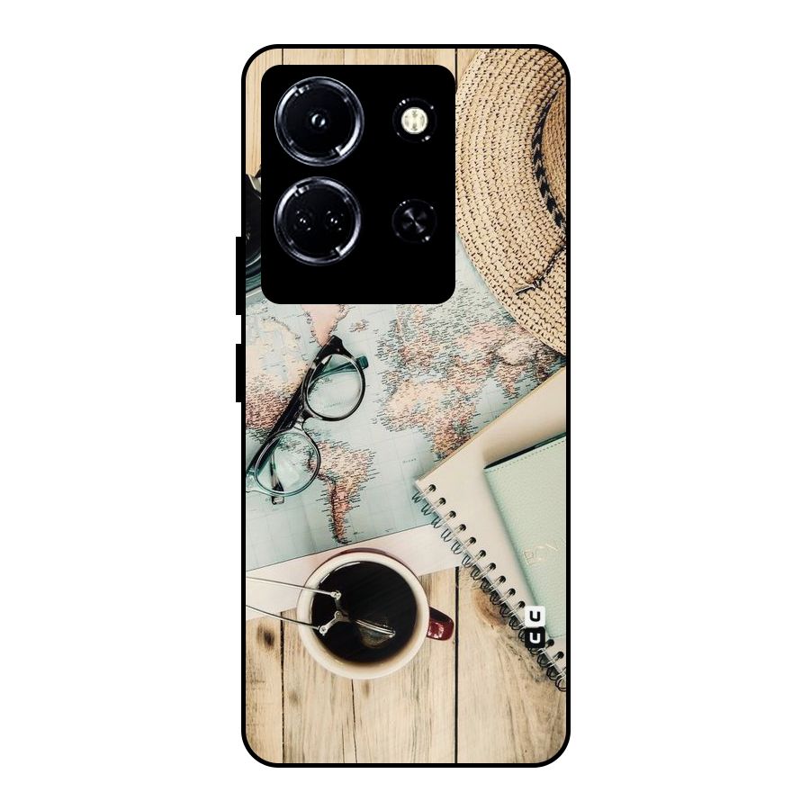 Camera Notebook Metal Back Case for Infinix Note 30 5G