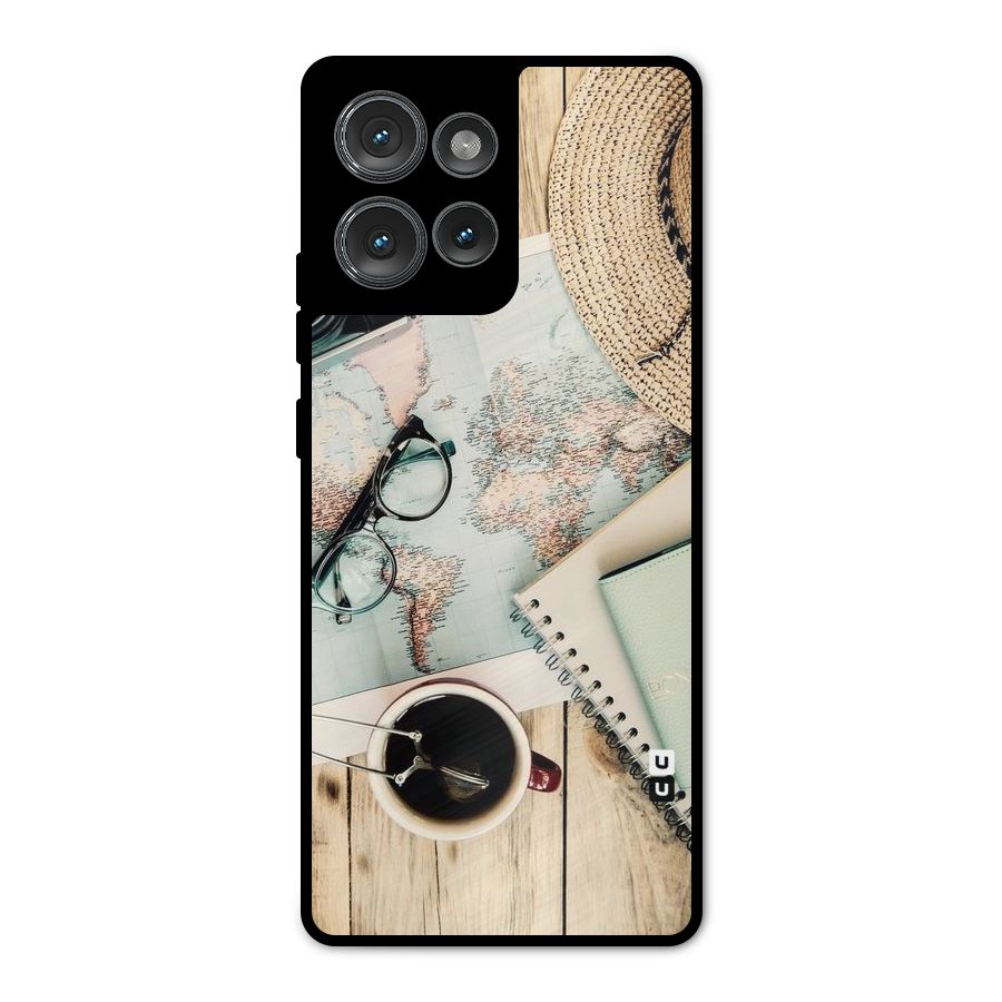 Camera Notebook Metal Back Case for Motorola Edge 50