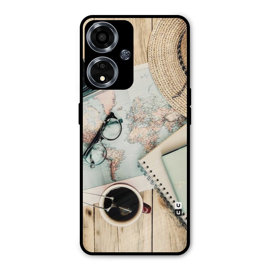 Camera Notebook Metal Back Case for Oppo A59