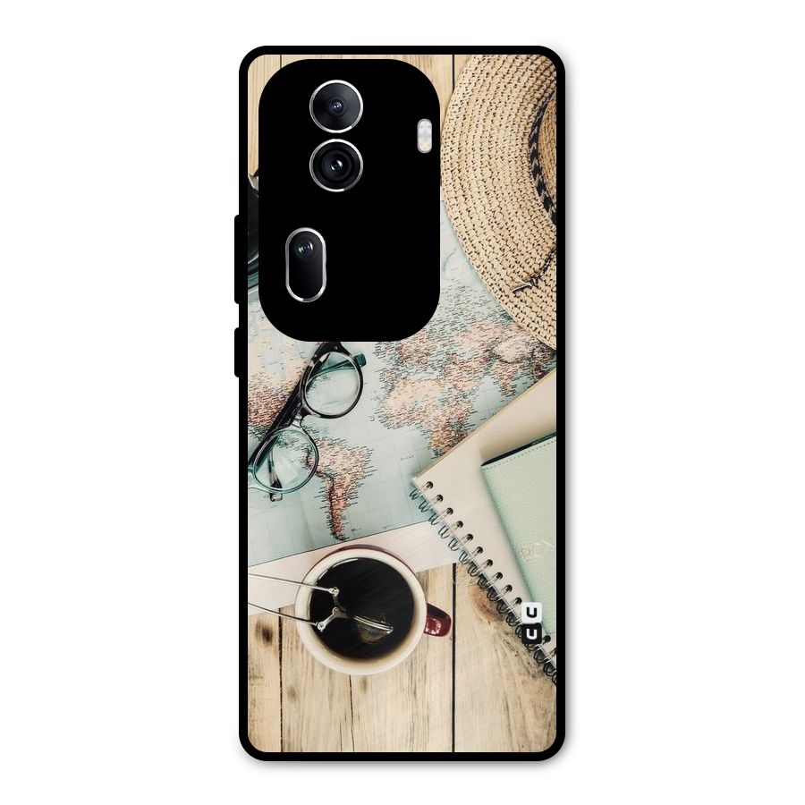 Camera Notebook Metal Back Case for Oppo Reno11 Pro 5G