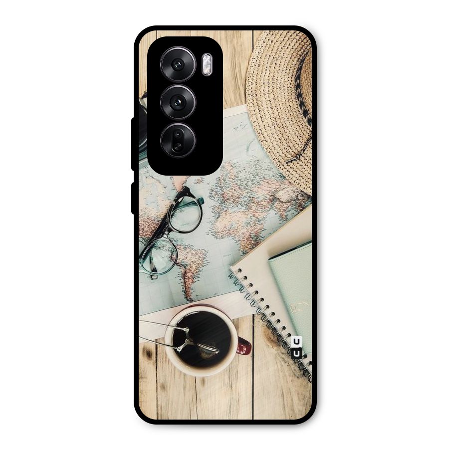 Camera Notebook Metal Back Case for Oppo Reno12