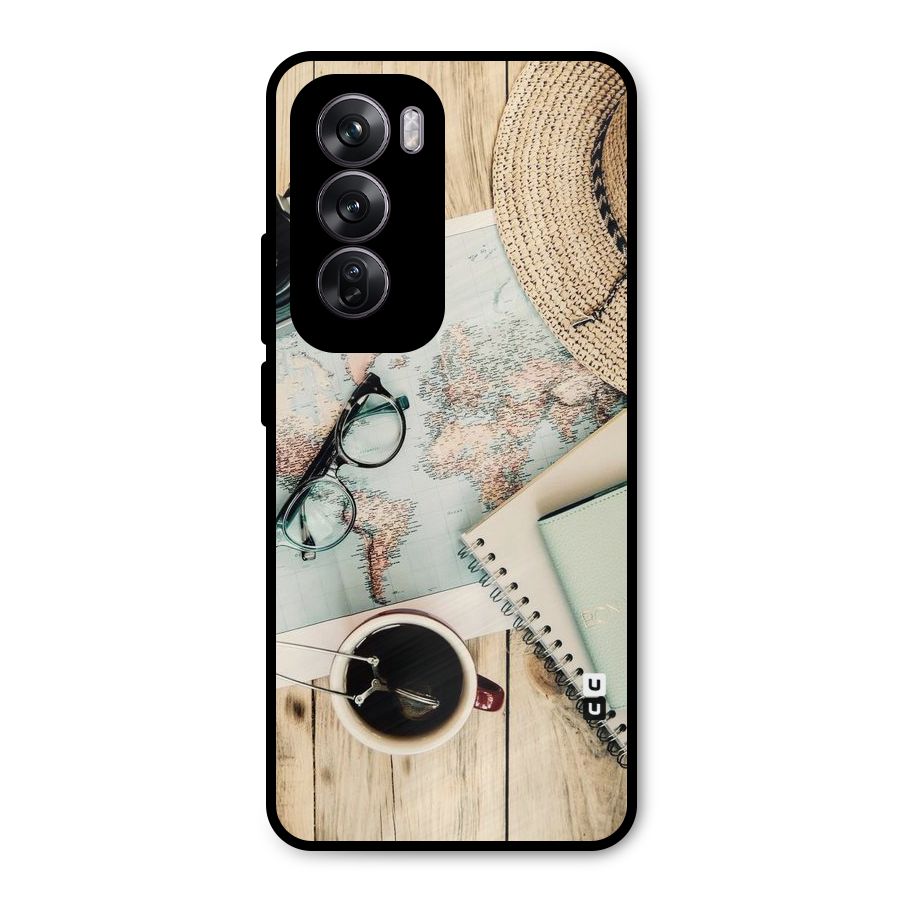 Camera Notebook Metal Back Case for Oppo Reno12 Pro