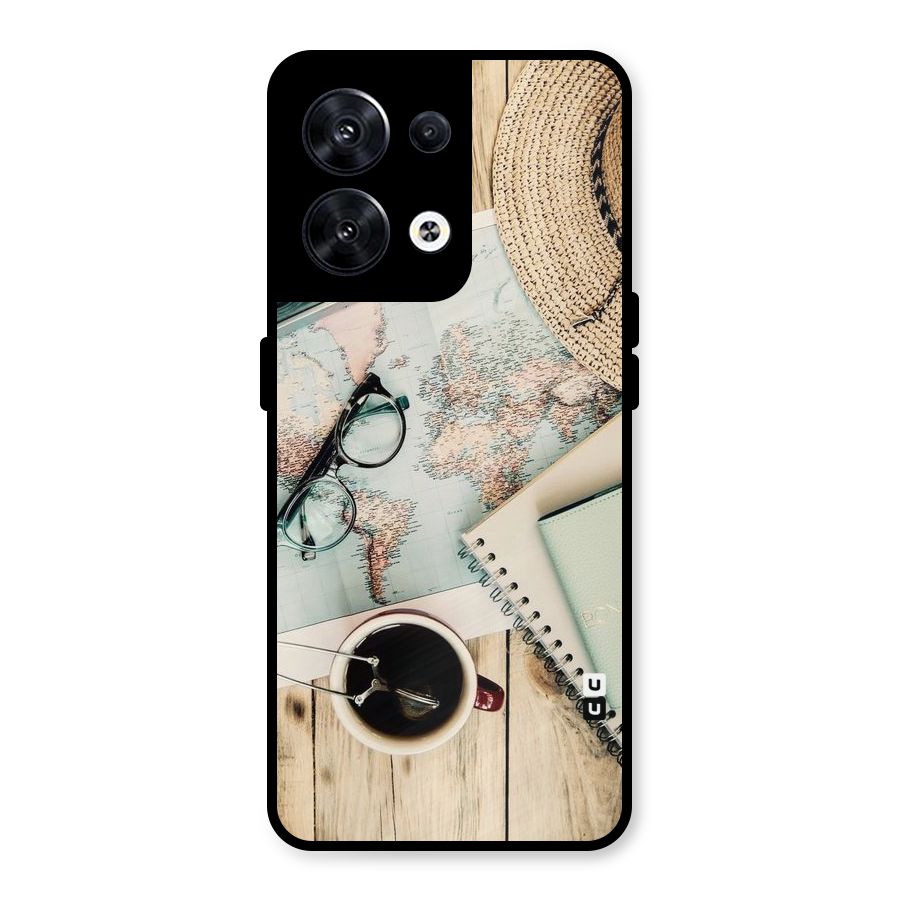 Camera Notebook Metal Back Case for Oppo Reno8 5G