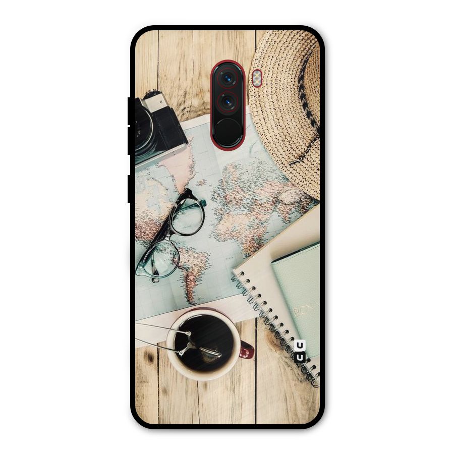 Camera Notebook Metal Back Case for Poco F1