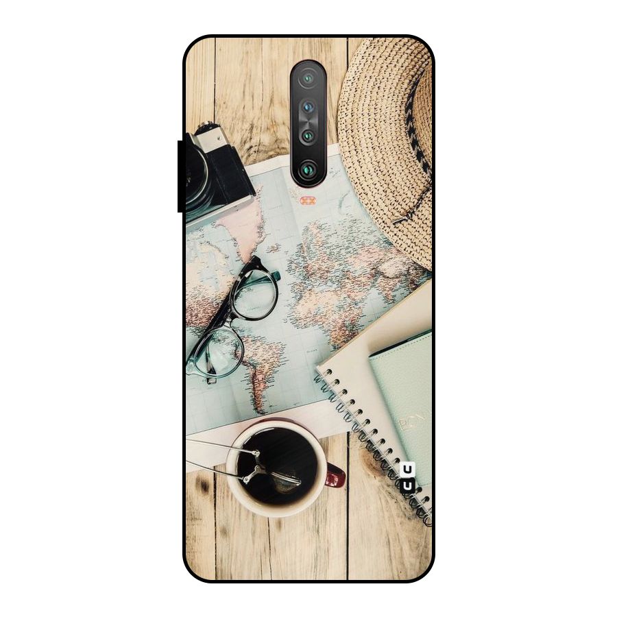 Camera Notebook Metal Back Case for Poco X2