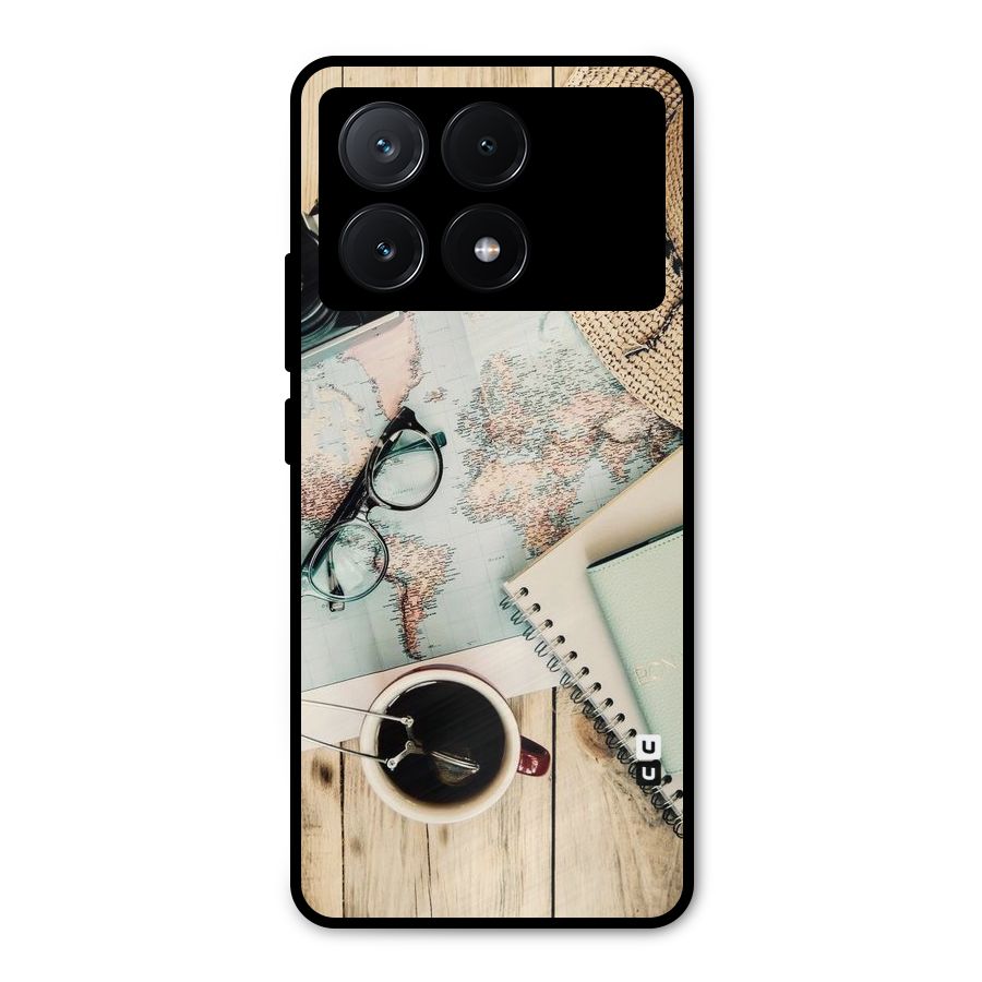 Camera Notebook Metal Back Case for Poco X6 Pro