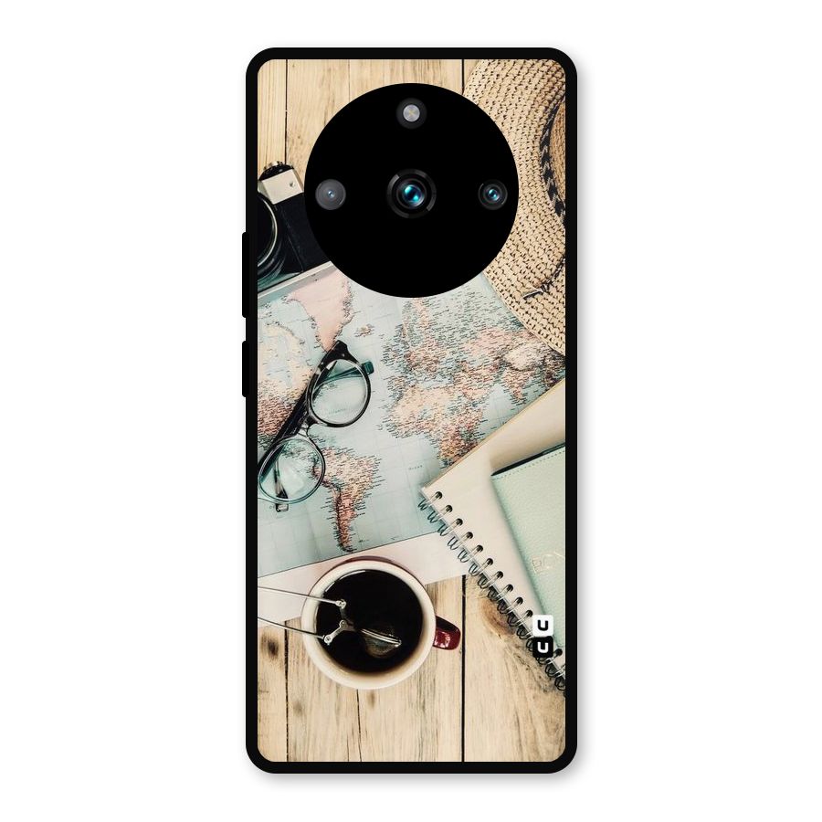 Camera Notebook Metal Back Case for Realme 11 Pro Plus
