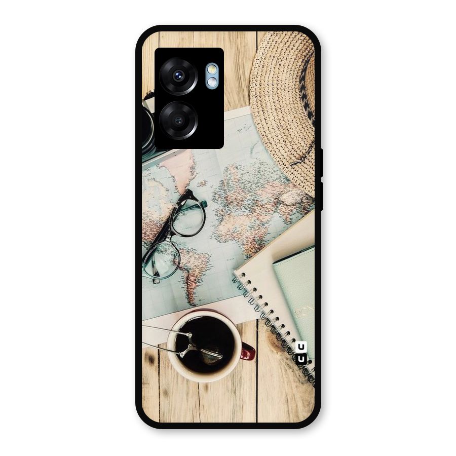 Camera Notebook Metal Back Case for Realme Narzo 50 5G