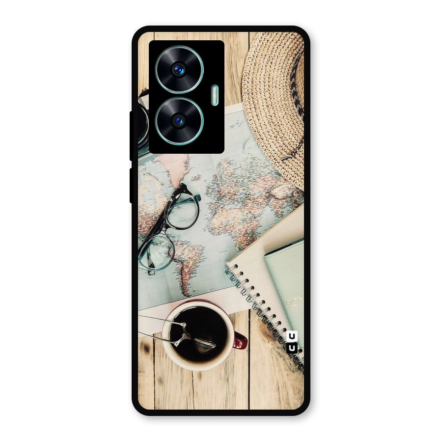 Camera Notebook Metal Back Case for Realme Narzo N55