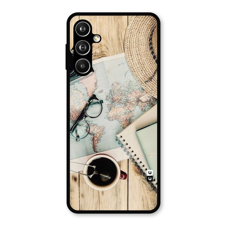 Camera Notebook Metal Back Case for Samsung Galaxy M54