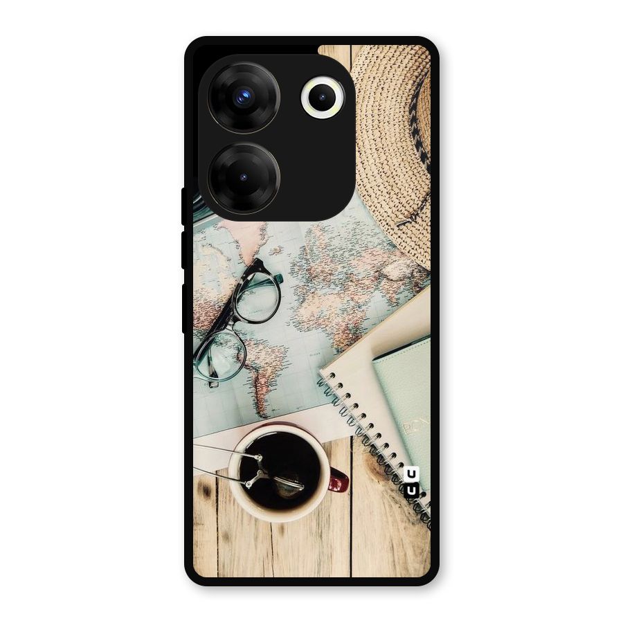 Camera Notebook Metal Back Case for Tecno Camon 20