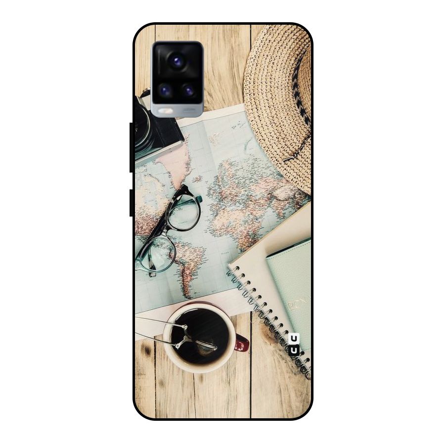 Camera Notebook Metal Back Case for Vivo V20 2021
