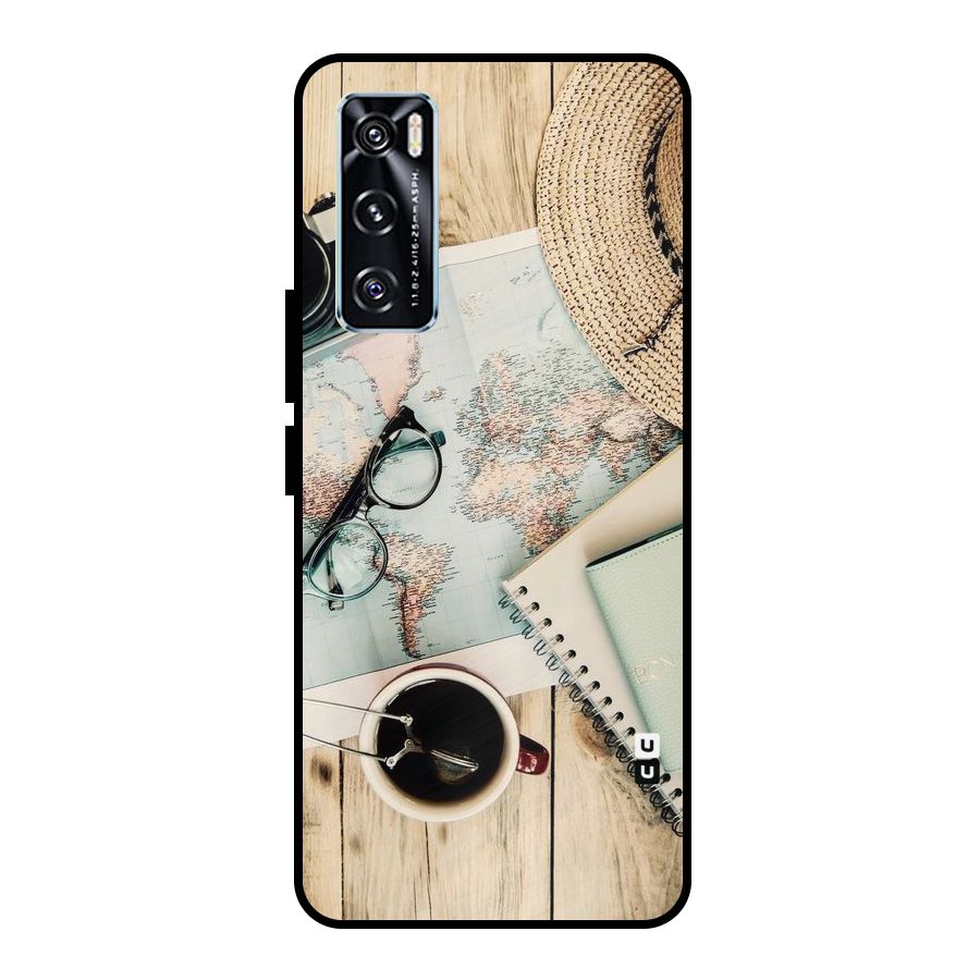 Camera Notebook Metal Back Case for Vivo V20 SE