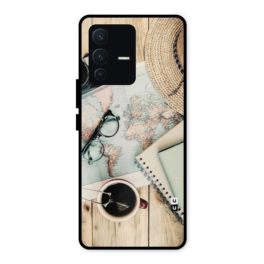 Camera Notebook Metal Back Case for Vivo V23 5G