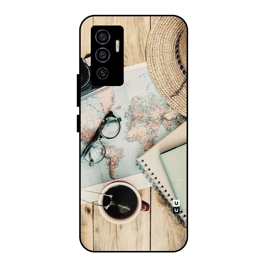 Camera Notebook Metal Back Case for Vivo V23e