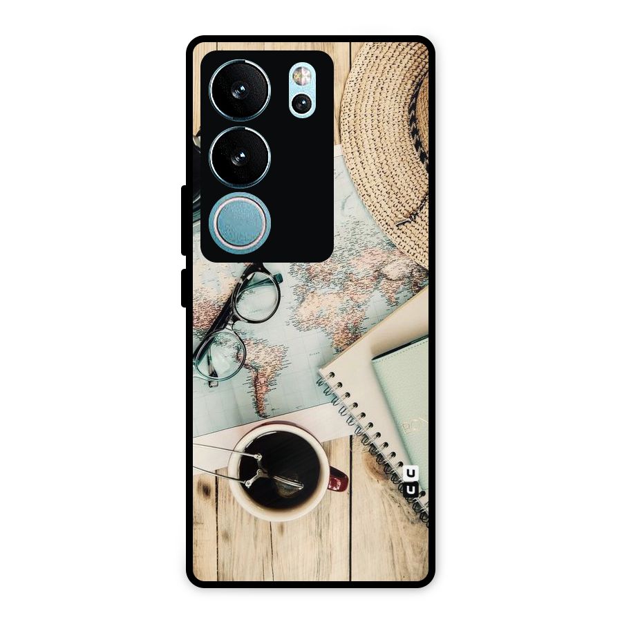 Camera Notebook Metal Back Case for Vivo V29 Pro