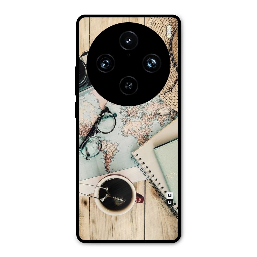 Camera Notebook Metal Back Case for Vivo X100 Pro