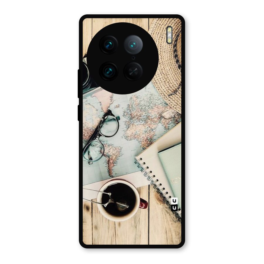 Camera Notebook Metal Back Case for Vivo X90 Pro