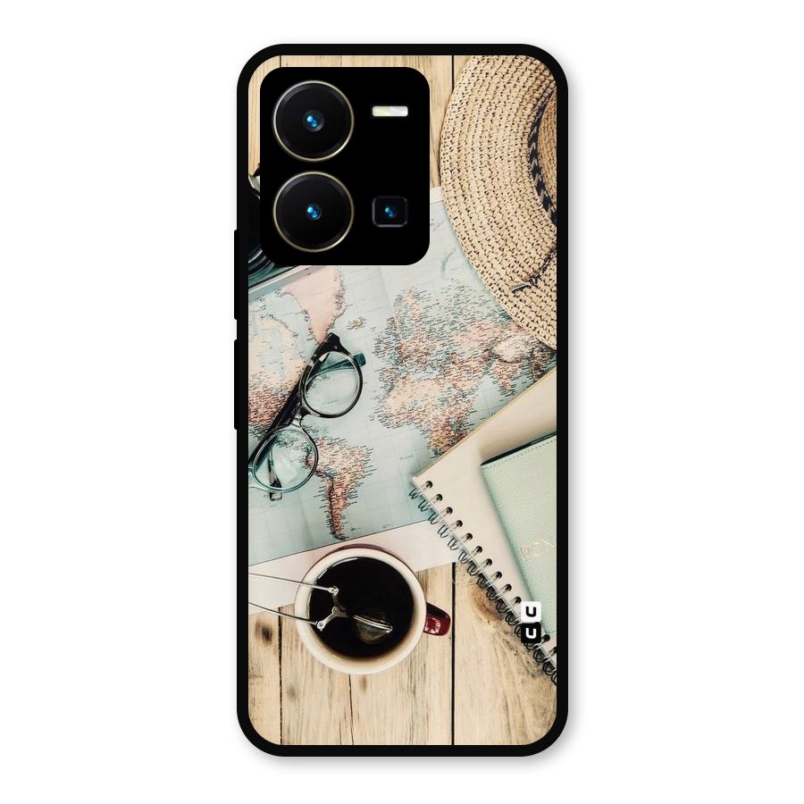 Camera Notebook Metal Back Case for Vivo Y35