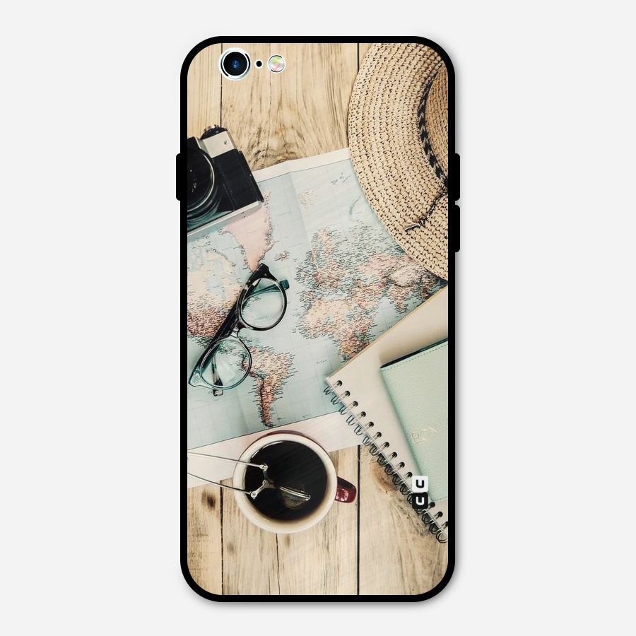 Camera Notebook Metal Back Case for iPhone 6 6s