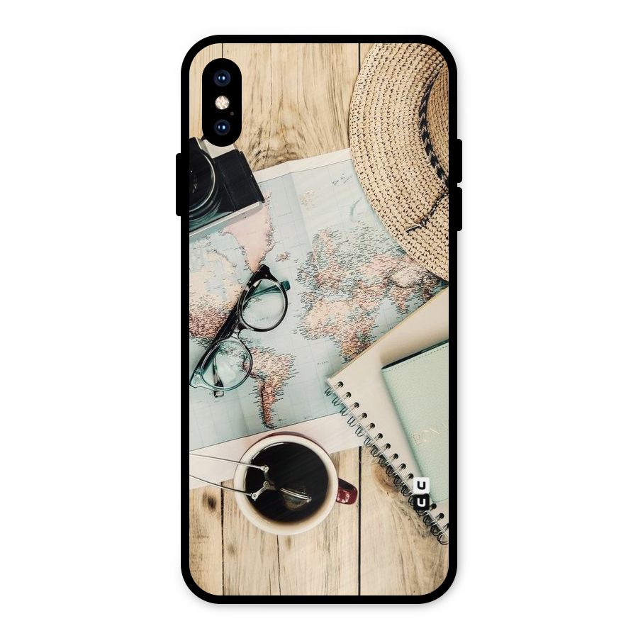 Camera Notebook Metal Back Case for iPhone XS Max