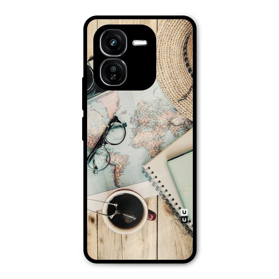 Camera Notebook Metal Back Case for iQOO Z9x