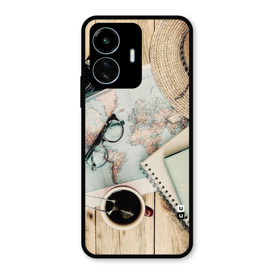 Camera Notebook Metal Back Case for vivo iQOO Z6 Lite 5G