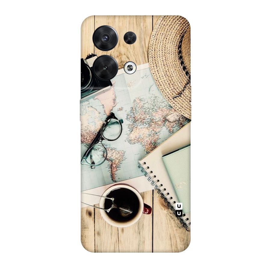 Camera Notebook Original Polycarbonate Back Case for Oppo Reno8 5G