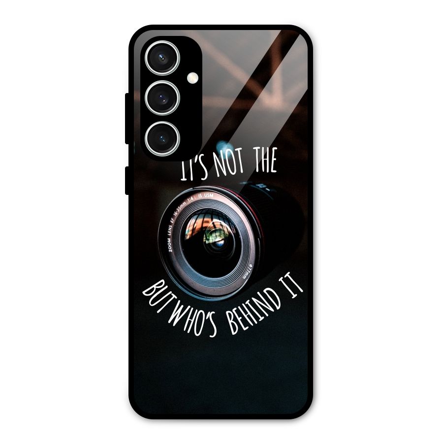 Camera Quote Glass Back Case for Galaxy S23 FE