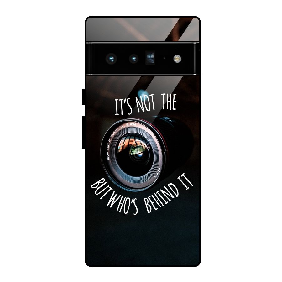 Camera Quote Glass Back Case for Google Pixel 6 Pro