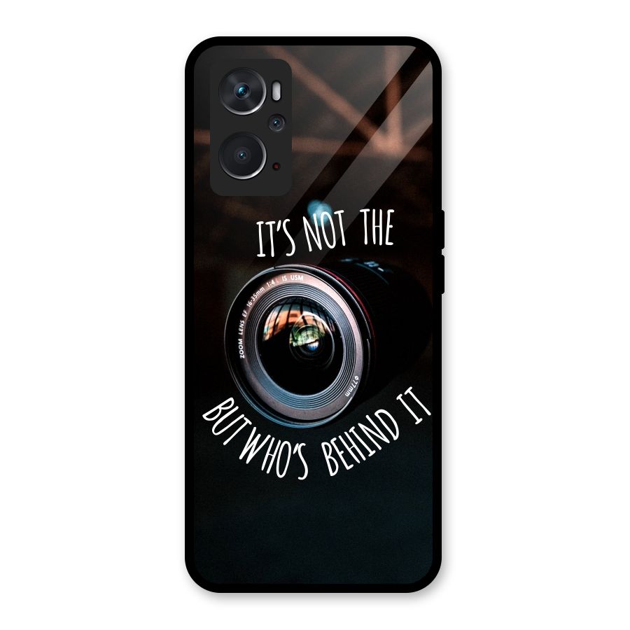 Camera Quote Glass Back Case for Oppo K10 4G