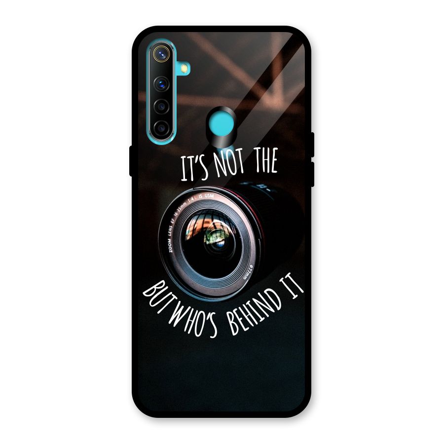 Camera Quote Glass Back Case for Realme 5i