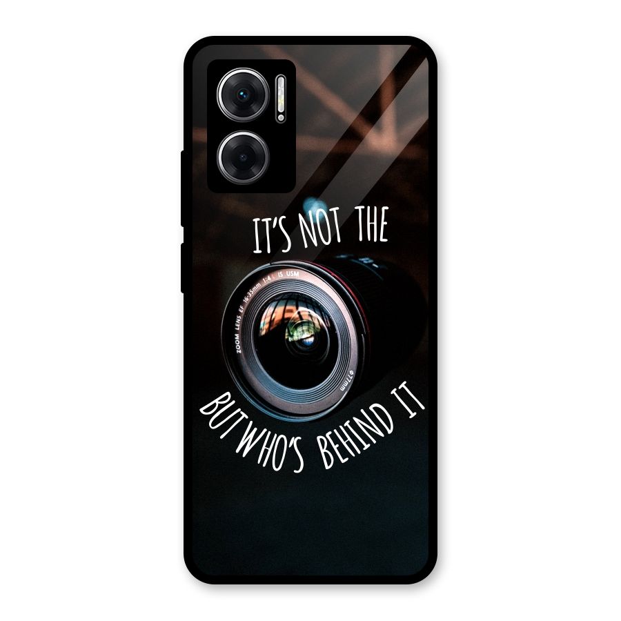 Camera Quote Glass Back Case for Redmi 11 Prime 5G