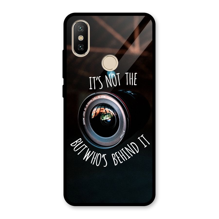 Camera Quote Glass Back Case for Redmi A2
