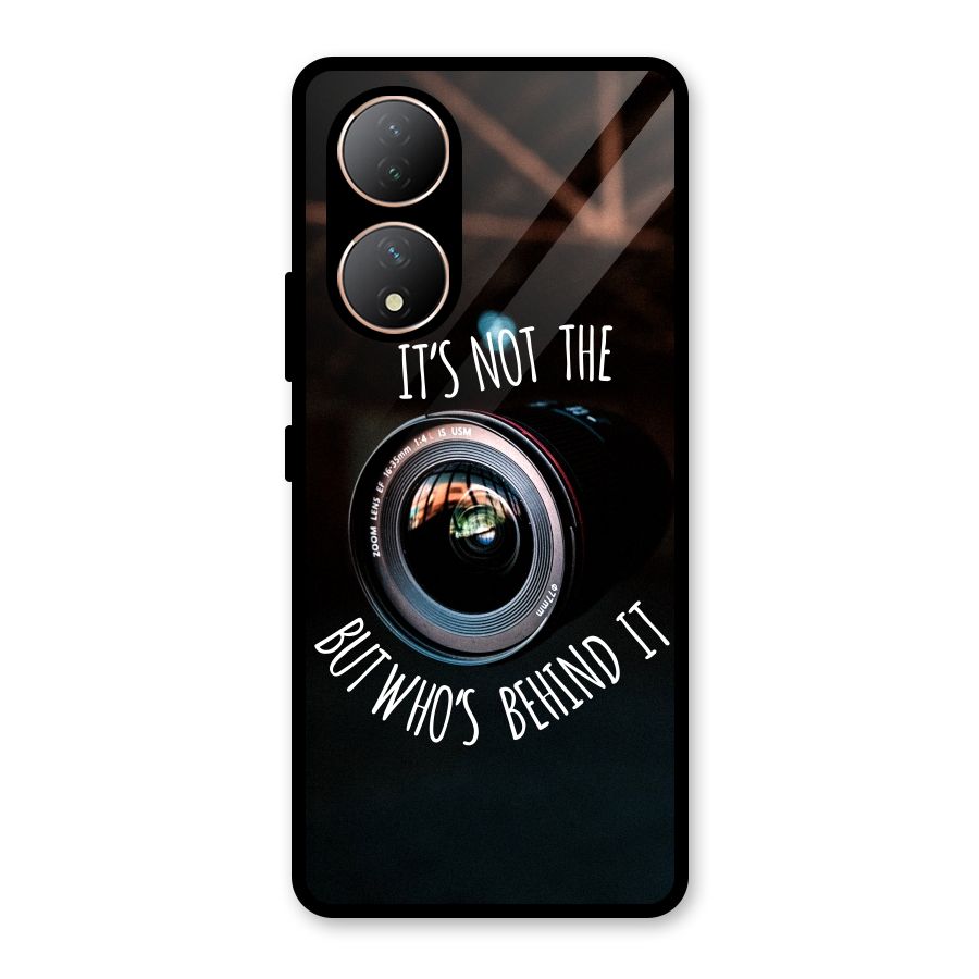 Camera Quote Glass Back Case for Vivo Y100A