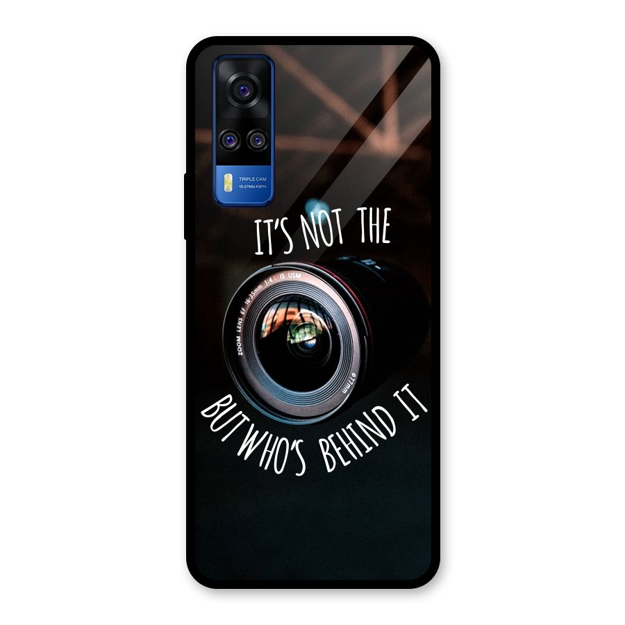 Camera Quote Glass Back Case for Vivo Y31