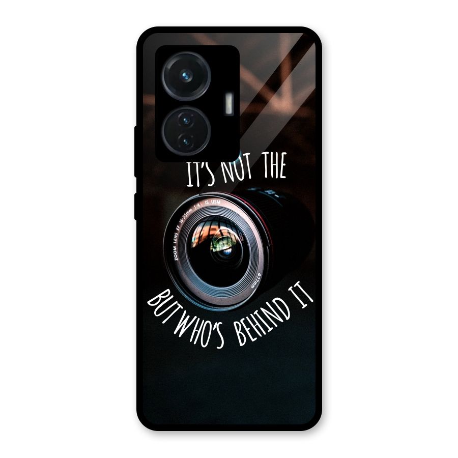 Camera Quote Glass Back Case for iQOO Z6 44W