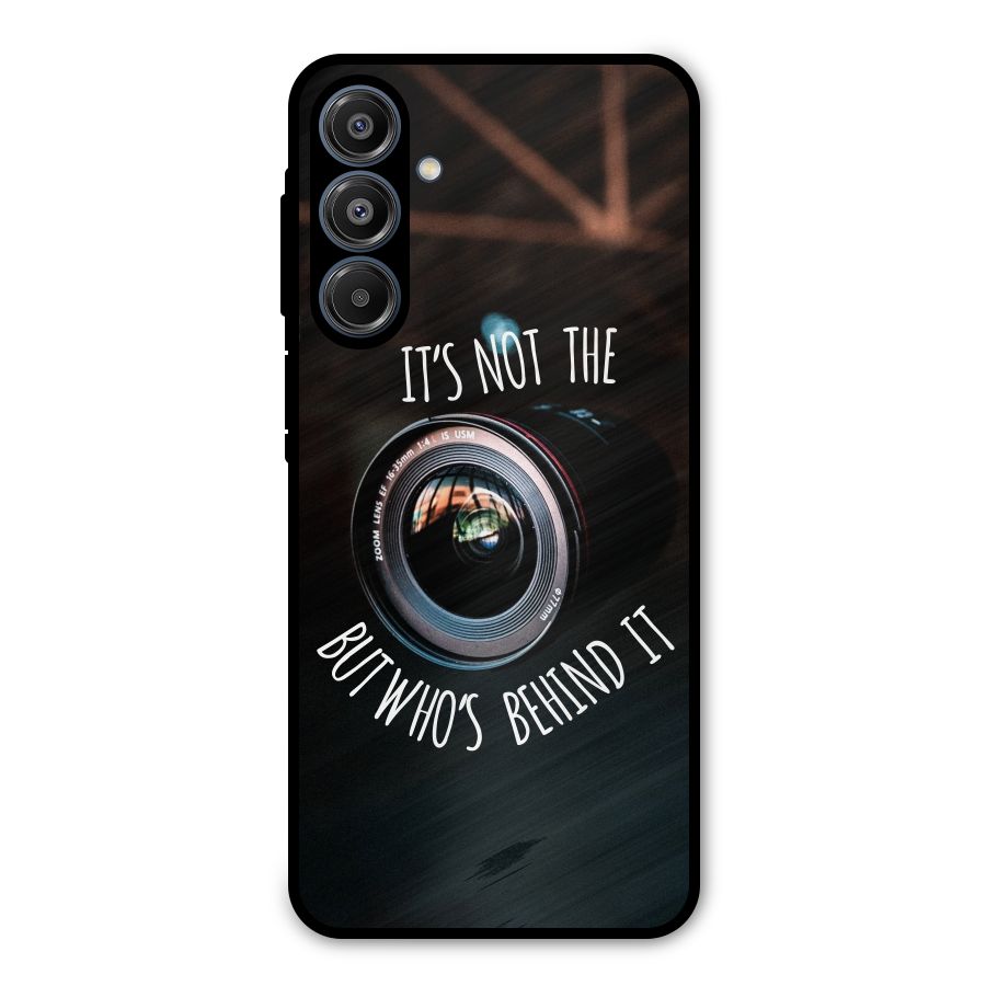 Camera Quote Metal Back Case for Galaxy A16 5G